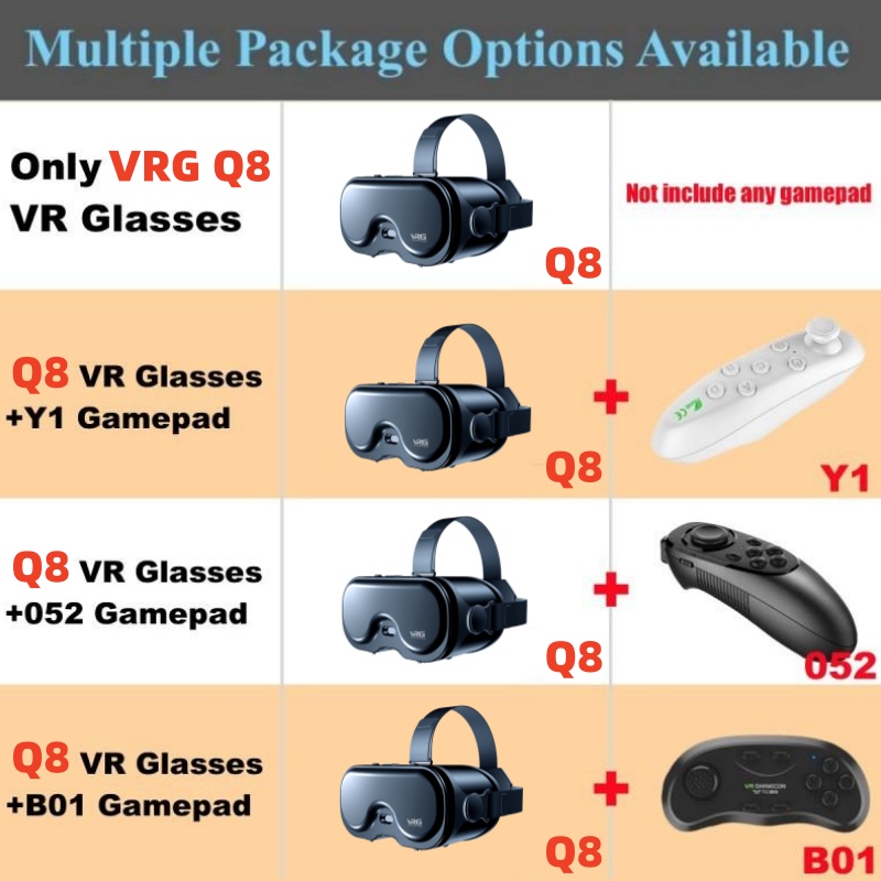 Original VRG Q8 VR Virtual Rea - Vr Headset Pc recension och pris