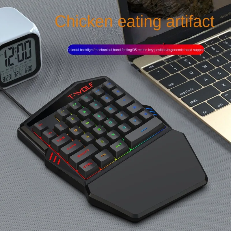 T-WOLF TF900 One Handed Keyboa - Pc Gaming Kit recension och pris