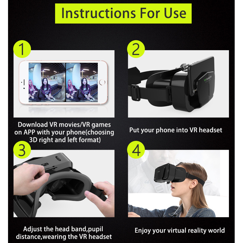 3D Virtual Reality VR Glasses  - Vr Headset Pc recension och pris