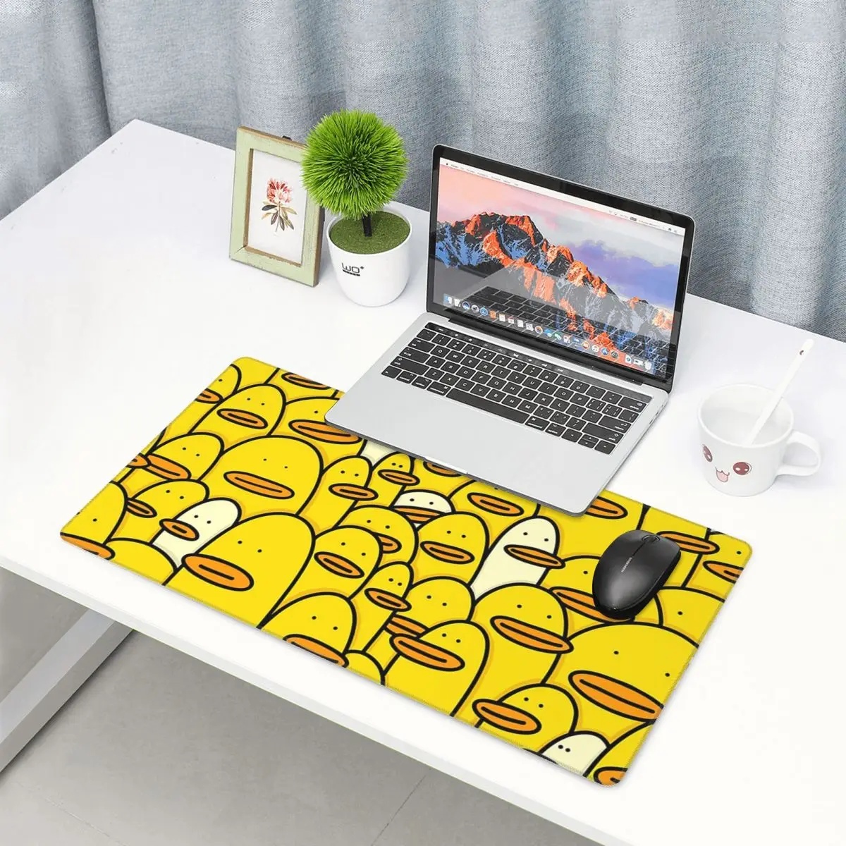 Large Mouse Pad Cartoon Yellow - Pc Gaming Yellow recension och pris