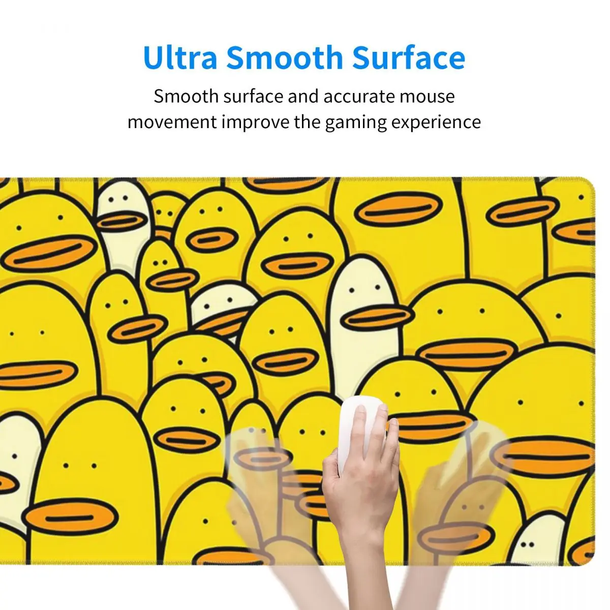 Large Mouse Pad Cartoon Yellow - Pc Gaming Yellow recension och pris