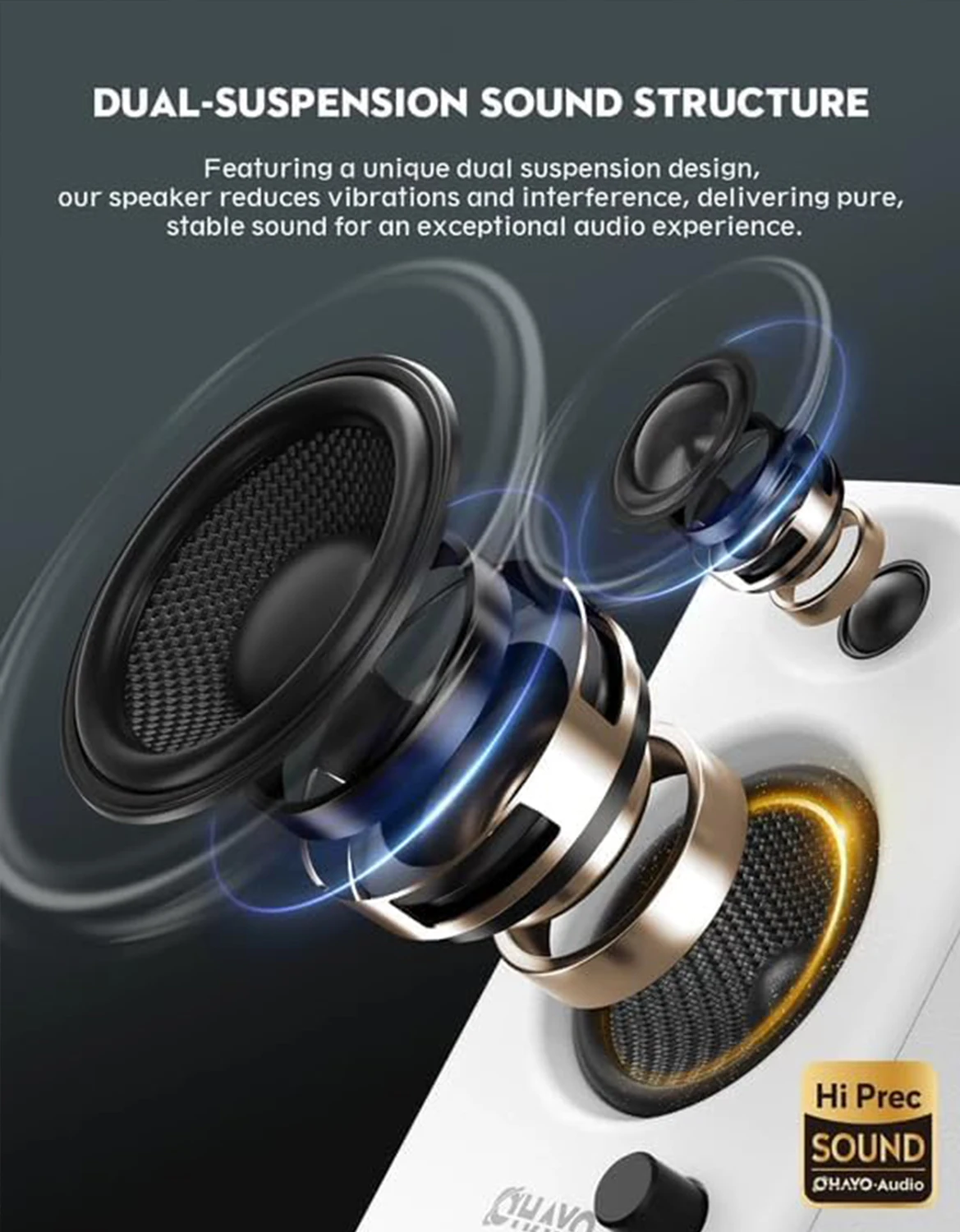 OHAYO 60W Active Bookshelf Spe - Pc Unit For Gaming recension och pris