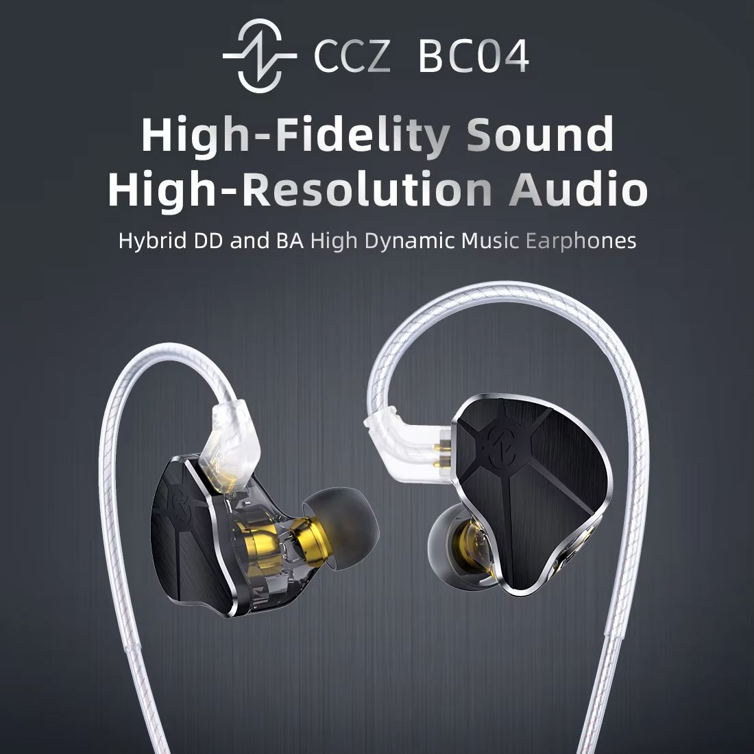 CCZ BC04 1DD+1BA Hybrid IEM He - Pc Gaming Earphones recension och pris