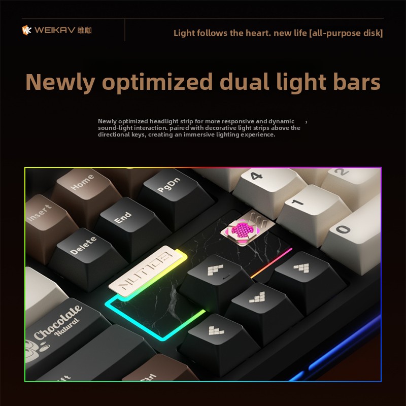 WEIKAV NUT108 Mechanical Keybo - Pc Gaming Kit recension och pris