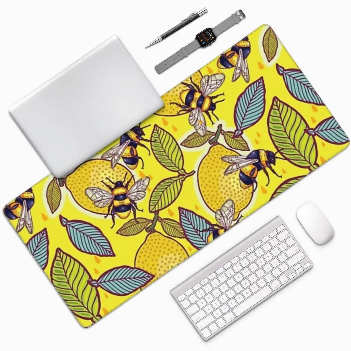 Yellow Lemon And Bee Garden La - Pc Gaming Yellow recension och pris