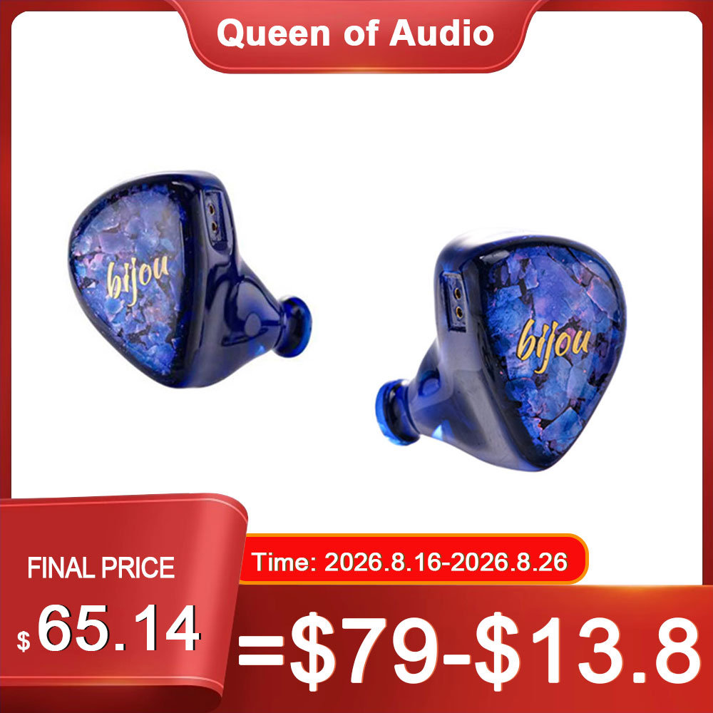 New QoA Bijou Headphone 1DD+1B - Pc Gaming Earphones recension och pris