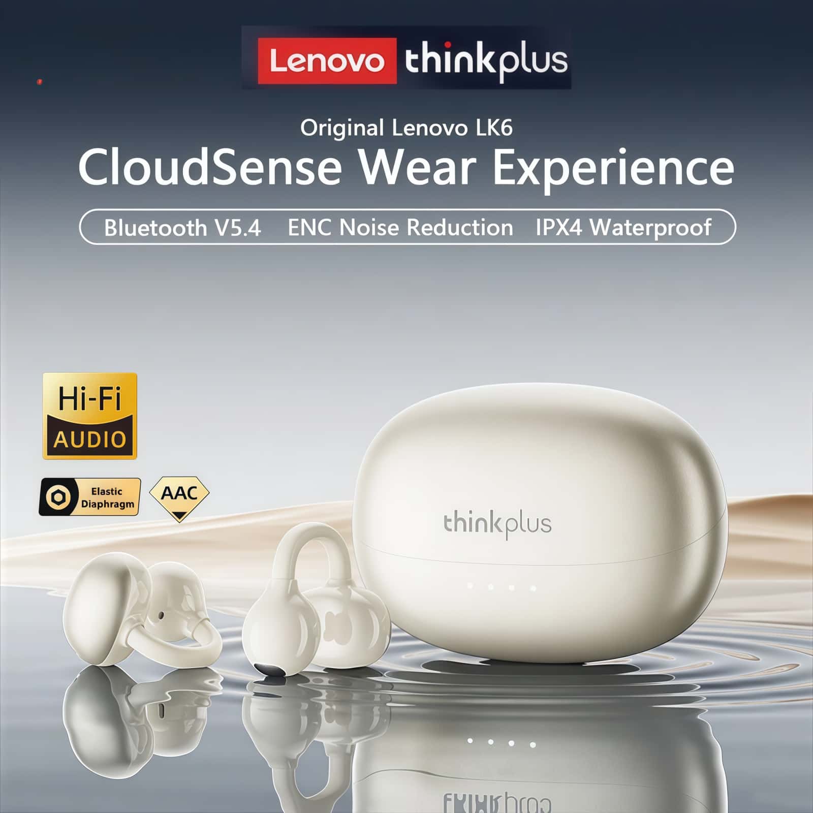 Original Lenovo LK6 Wireless S - Pc Gaming Earphones recension och pris