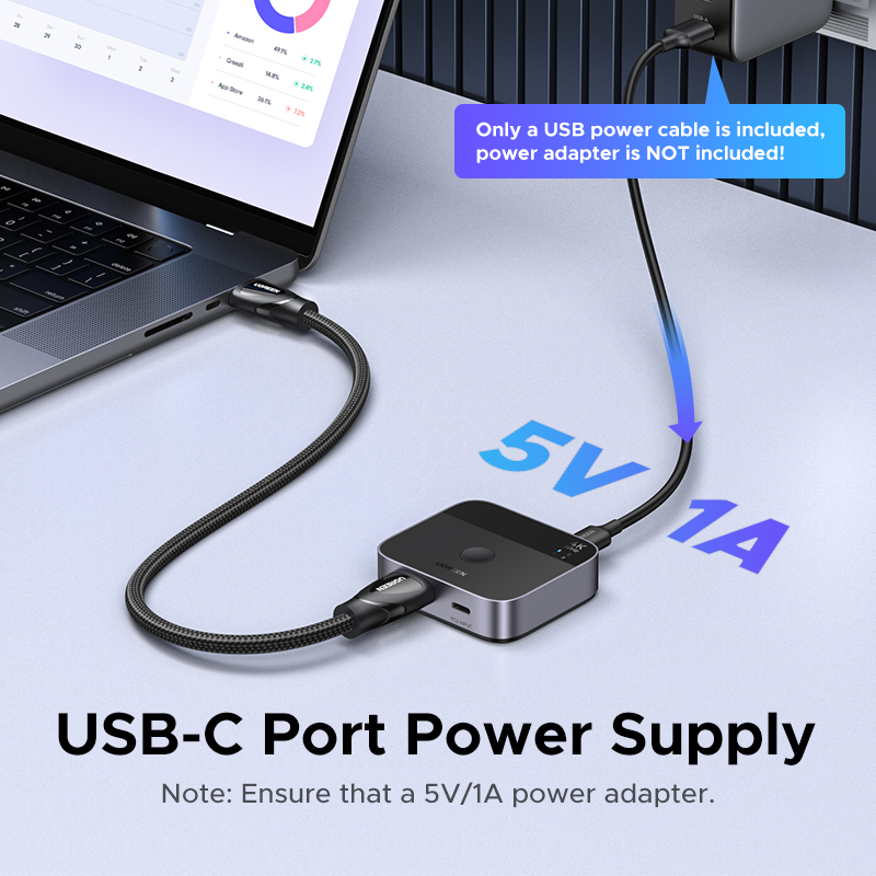 UGREEN HDMI USB C Switch 2 in  - Pc Gaming Second recension och pris