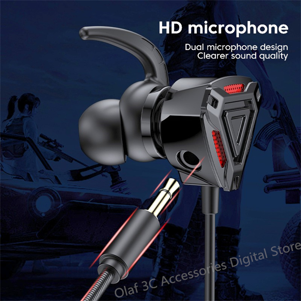 OLAF 3.5mm Wired Headphones Ga - Pc Gaming Earphones recension och pris