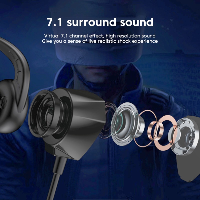 OLAF 3.5mm Wired Headphones Ga - Pc Gaming Earphones recension och pris