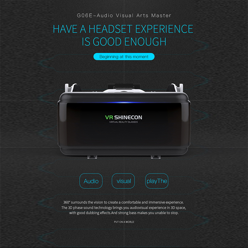 VR Shinecon Casque Helmet 3D G - Vr Headset Pc recension och pris