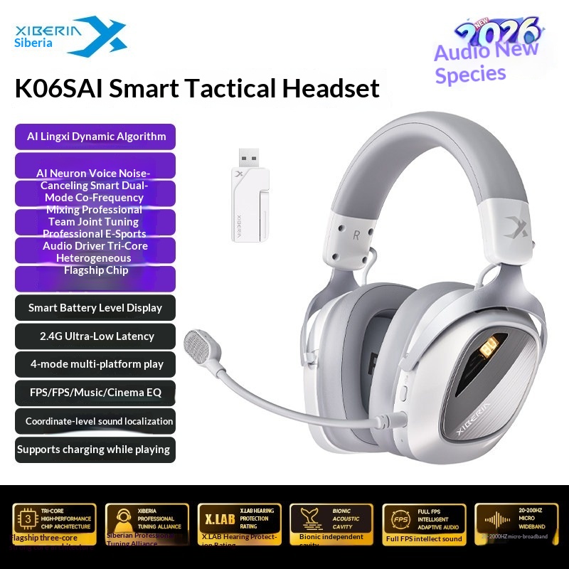 XIBERIA K06S Four Mode Wireles - Pc Gaming Earphones recension och pris