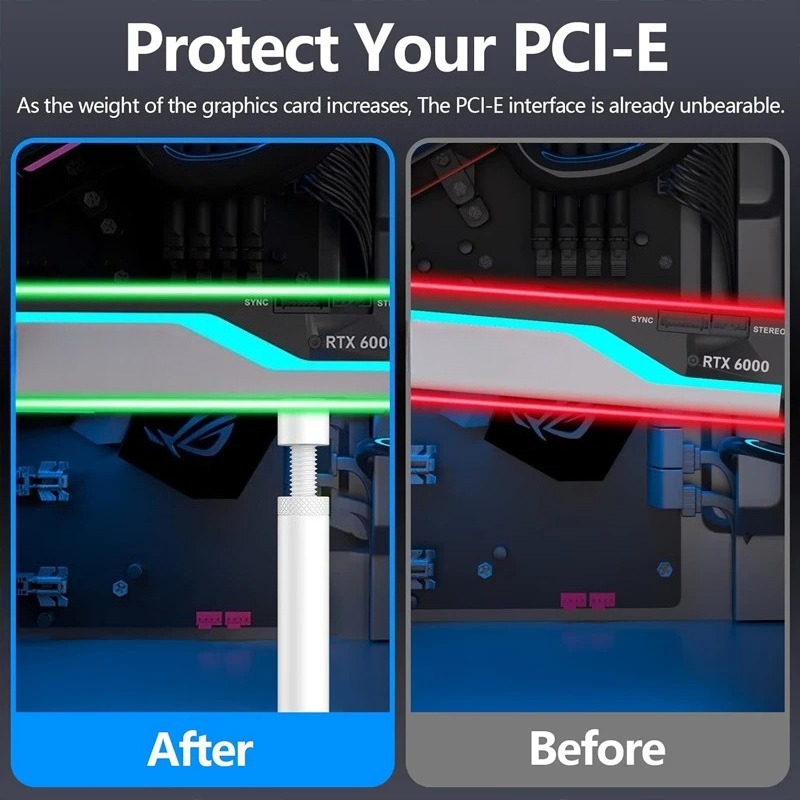 Aluminum GPU Anti Sag Bracket, - Pc Gaming Kit recension och pris