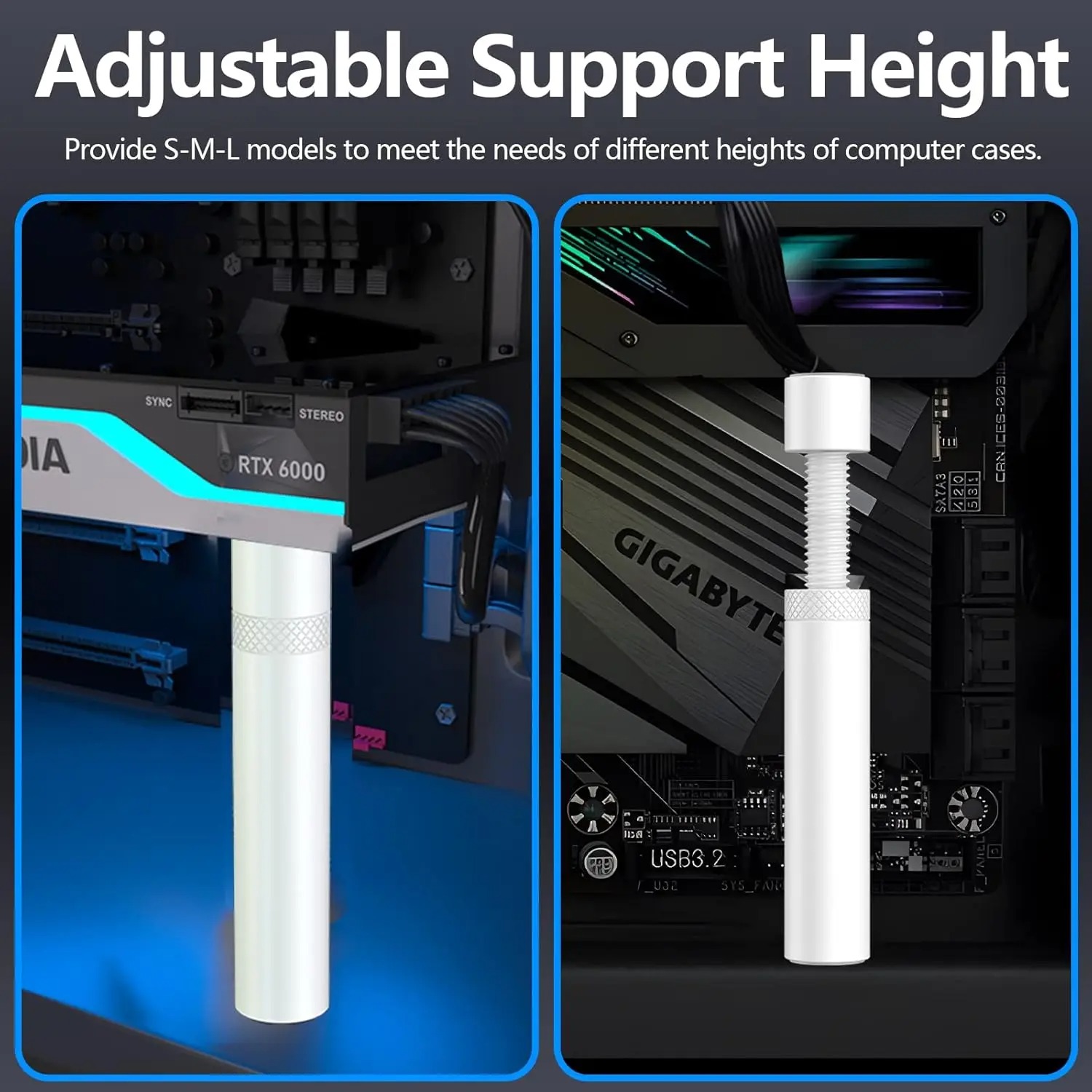 Aluminum GPU Anti Sag Bracket, - Pc Gaming Kit recension och pris